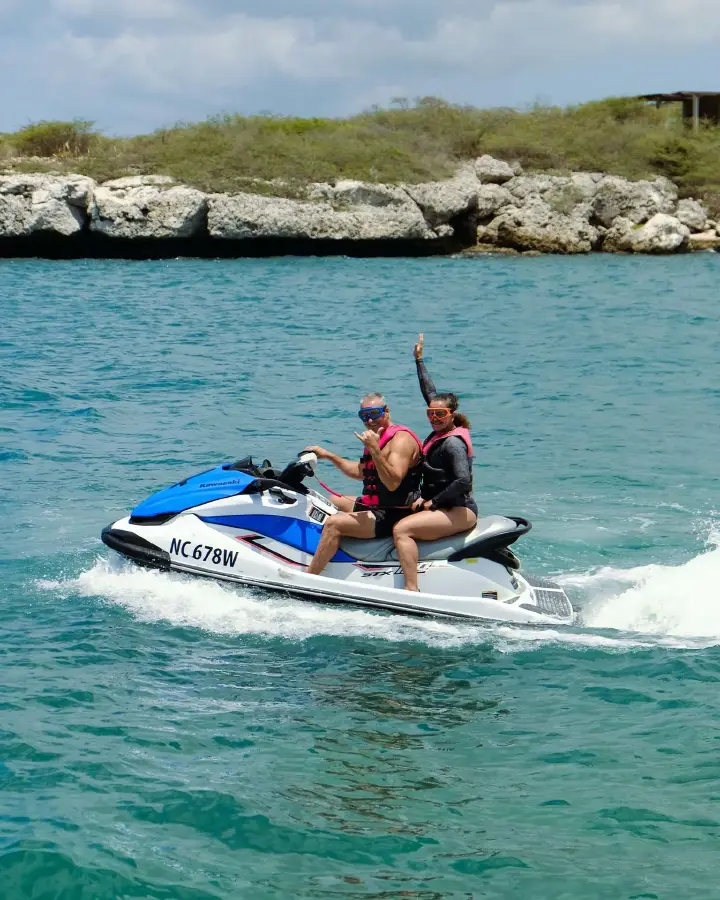 Jetskien in Curacao